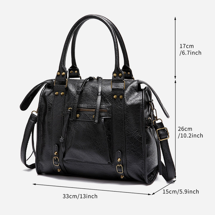 Vintage Quaste Top Griff Tasche Frauen Tragbare Reise Umhängetasche