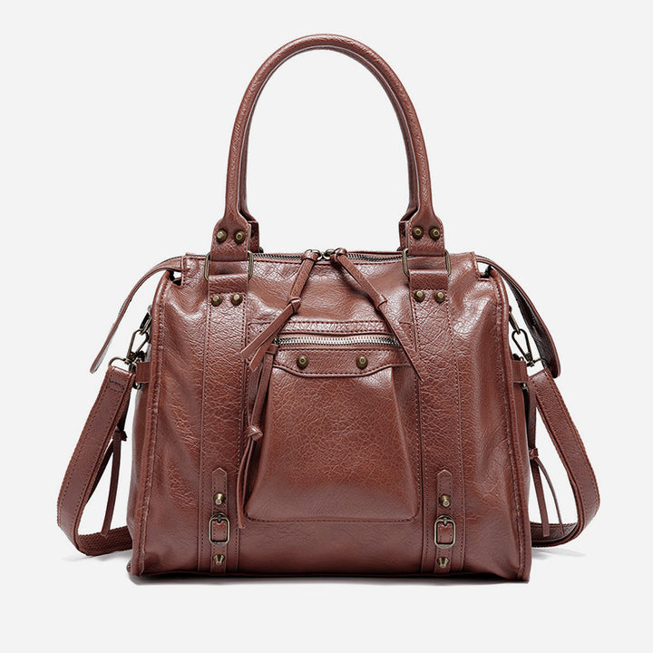 Vintage Quaste Top Griff Tasche Frauen Tragbare Reise Umhängetasche