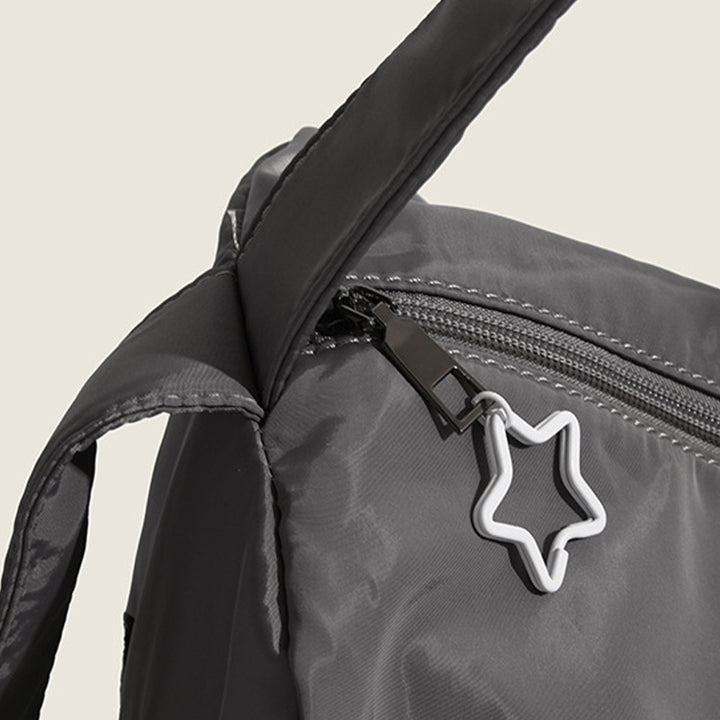 Tragbare Reisetasche Damen Herren Fitnesstasche mit Sternstickerei