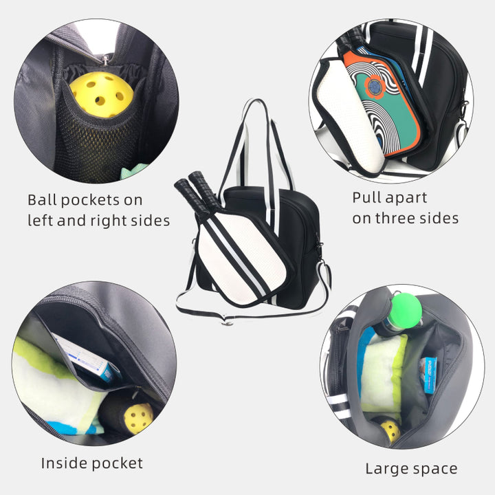 Pickleball Schläger Lagerung Tasche Tote Tragbare Schläger Schulter Tasche