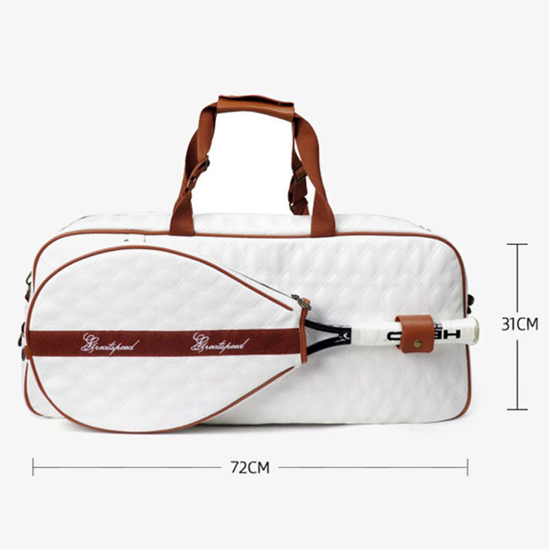 Abnehmbare Schlägertasche Damen Herren Padel Tennis Courtside Umhängetasche