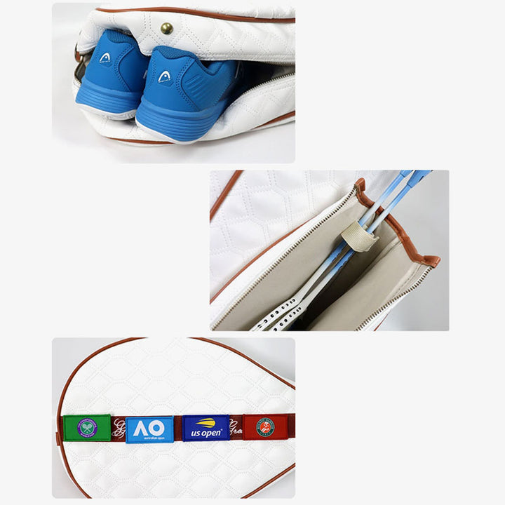 Abnehmbare Schlägertasche Damen Herren Padel Tennis Courtside Umhängetasche