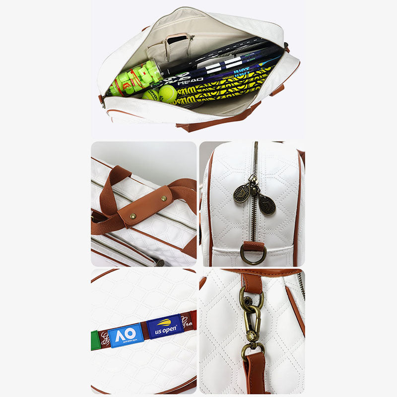 Abnehmbare Schlägertasche Damen Herren Padel Tennis Courtside Umhängetasche