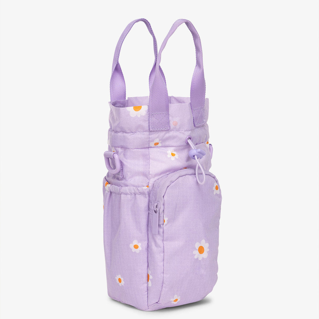 Tragbare Wasserflaschentasche aus Nylon mit Kordelzug, Umhängetasche, Handtasche