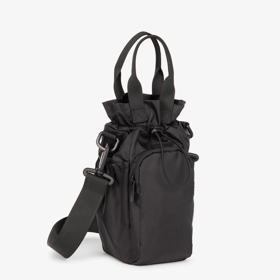 Tragbare Wasserflaschentasche aus Nylon mit Kordelzug, Umhängetasche, Handtasche