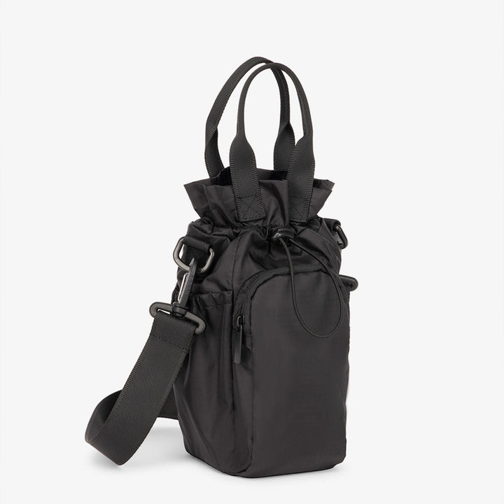 Tragbare Wasserflaschentasche aus Nylon mit Kordelzug, Umhängetasche, Handtasche