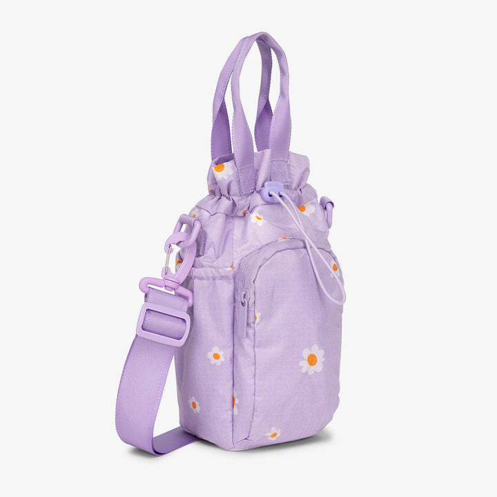 Tragbare Wasserflaschentasche aus Nylon mit Kordelzug, Umhängetasche, Handtasche