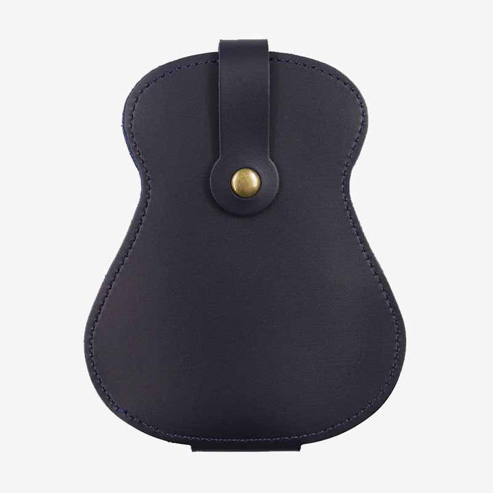 Gitarren-Pick-Halter, Aufbewahrungstasche, Leder, Plektren-Tasche für Spieler