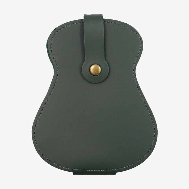 Gitarren-Pick-Halter, Aufbewahrungstasche, Leder, Plektren-Tasche für Spieler