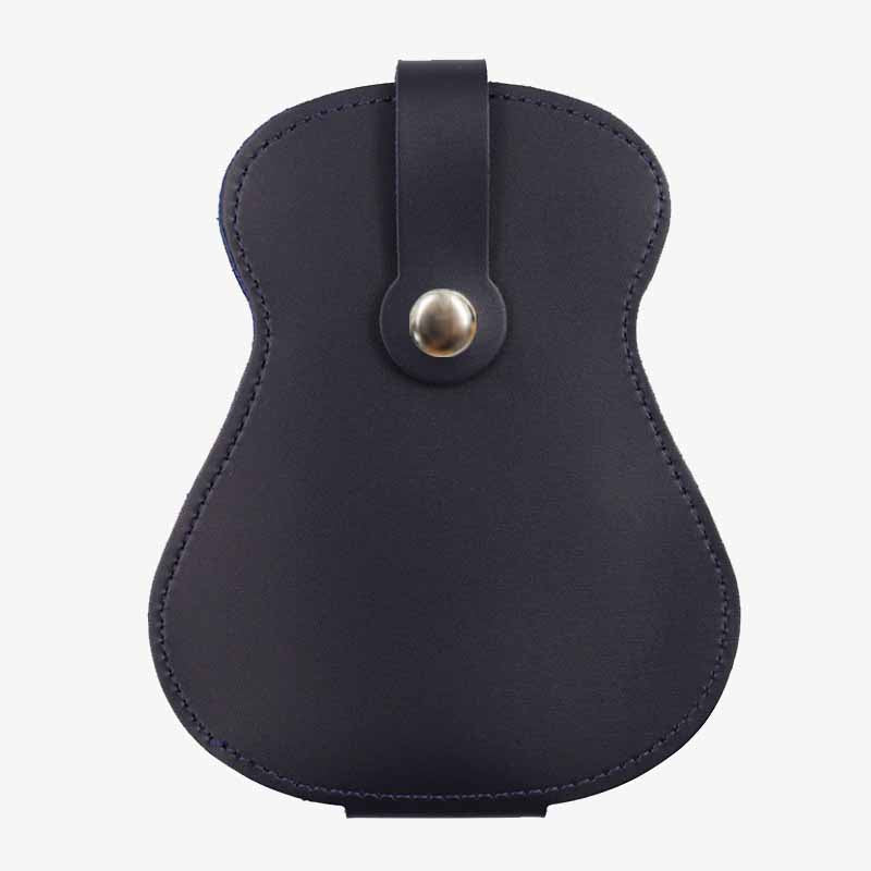 Gitarren-Pick-Halter, Aufbewahrungstasche, Leder, Plektren-Tasche für Spieler