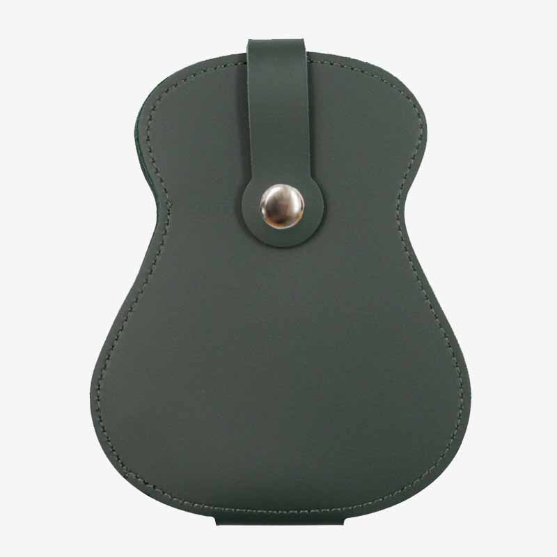 Gitarren-Pick-Halter, Aufbewahrungstasche, Leder, Plektren-Tasche für Spieler