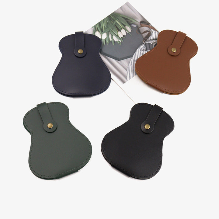 Gitarren-Pick-Halter, Aufbewahrungstasche, Leder, Plektren-Tasche für Spieler