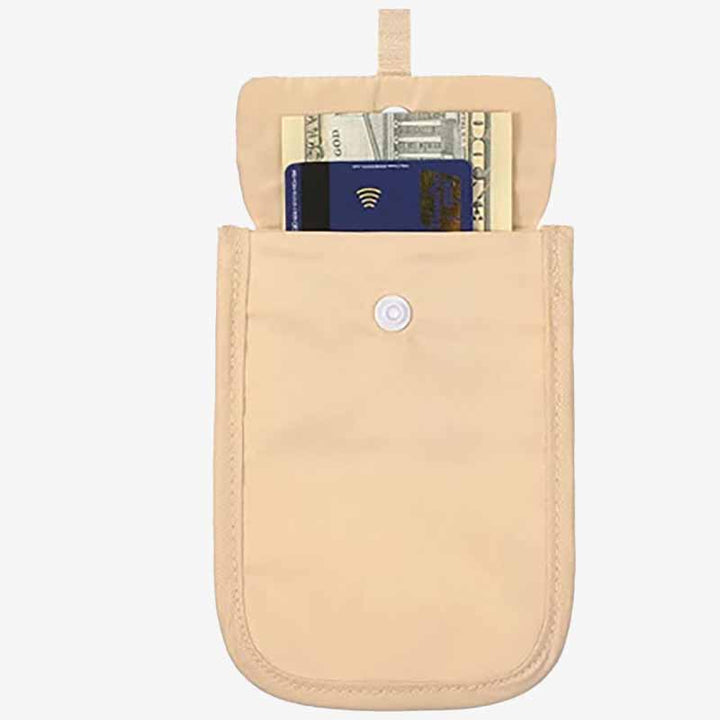 Versteckte BH-Geldbörse für unterwegs, für Damen, Geheimtasche unter der Kleidung