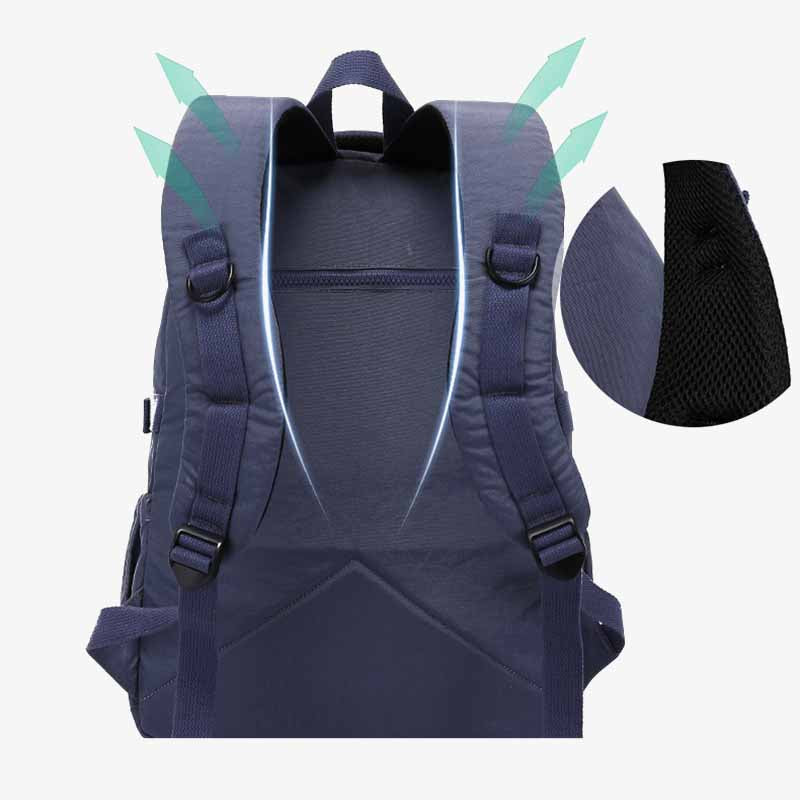 Einfacher Studentenrucksack, einfacher Reiserucksack, zuverlässiges, sicheres Nylon, Dapack