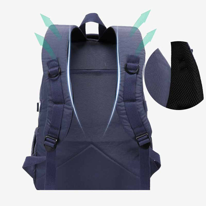 Einfacher Studentenrucksack, einfacher Reiserucksack, zuverlässiges, sicheres Nylon, Dapack