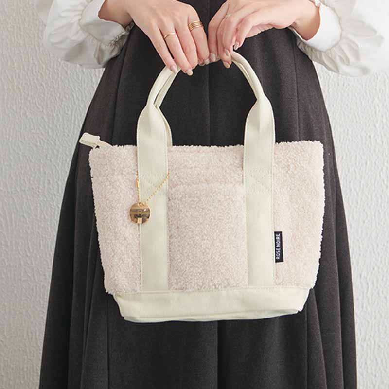 Teddy Fleece Tragetasche für Damen, weiche Umhängetasche