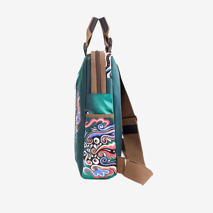 Stilvoller, auffälliger Rucksack, leichte, schlanke Pendlertasche aus Nylon für Damen