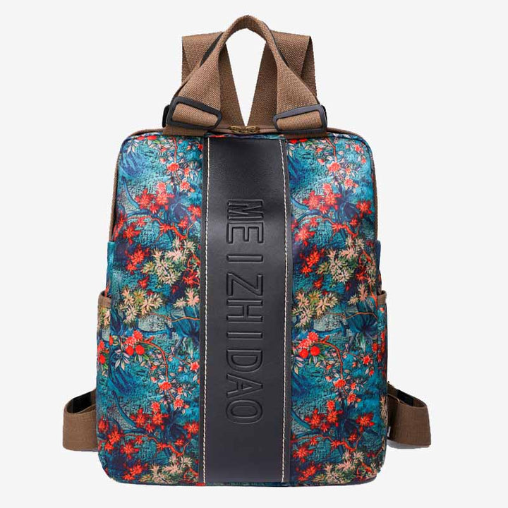 Stilvoller, auffälliger Rucksack, leichte, schlanke Pendlertasche aus Nylon für Damen