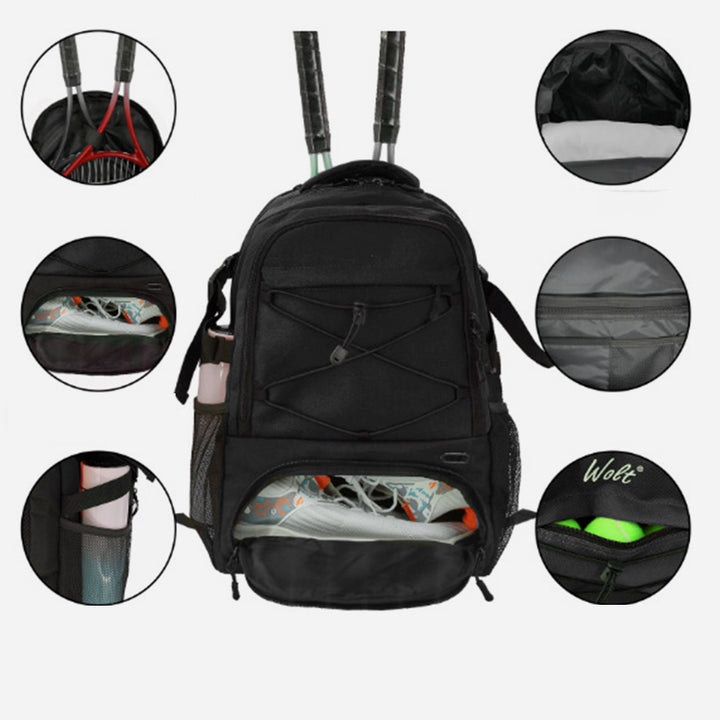 Sport Rucksack Tennis Pickle Schläger Tasche Frauen Männer Oxford Daypack