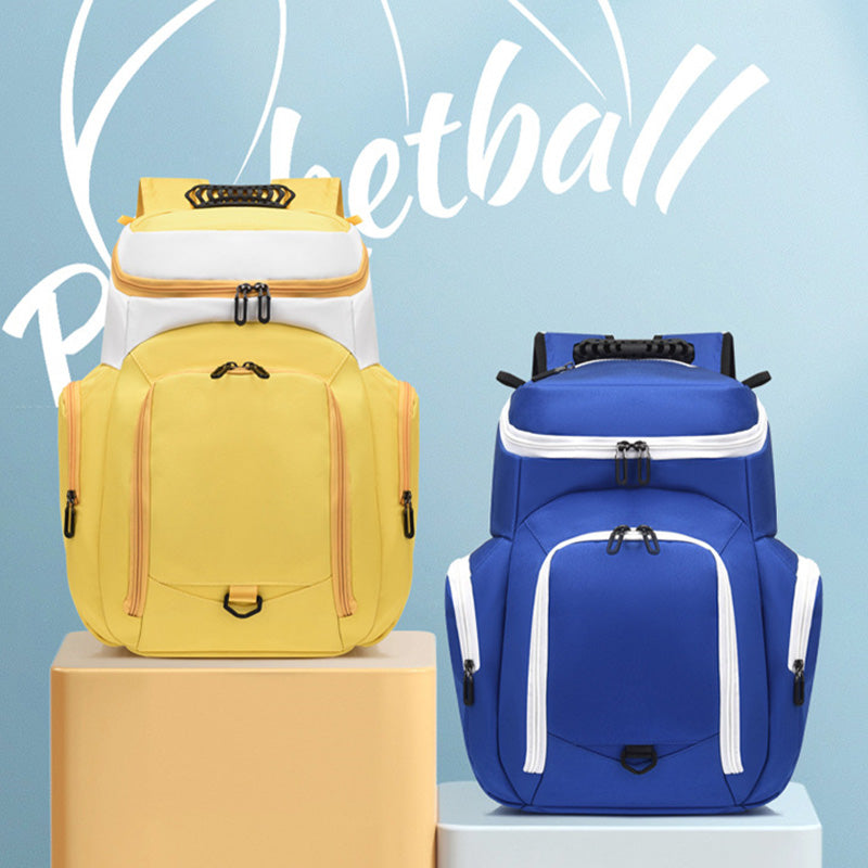 Damen Herren Multifunktionale Basketballtasche Großer Outdoor-Trainings-Sportrucksack