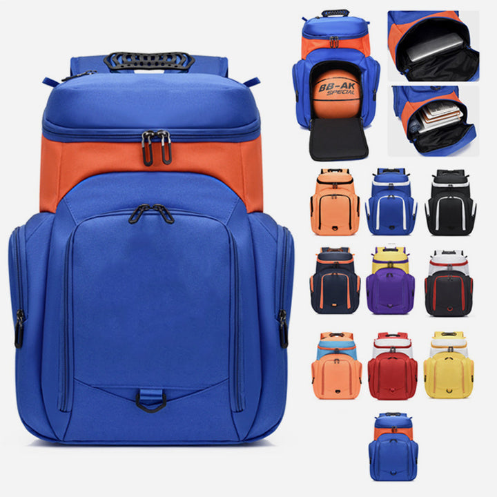 Damen Herren Multifunktionale Basketballtasche Großer Outdoor-Trainings-Sportrucksack