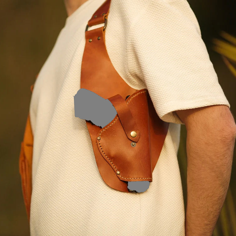 Unterarmholster Retro Mittelalter Cosplay Verstellbare Ledergeldbörse für Männer