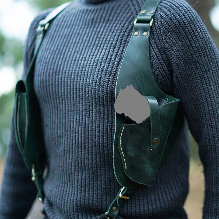 Unterarmholster Retro Mittelalter Cosplay Verstellbare Ledergeldbörse für Männer