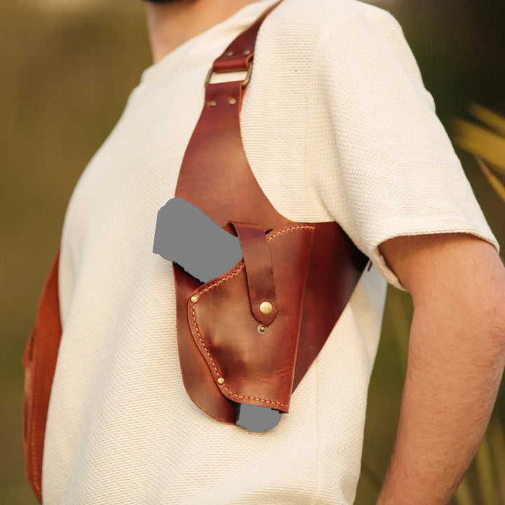 Unterarmholster Retro Mittelalter Cosplay Verstellbare Ledergeldbörse für Männer