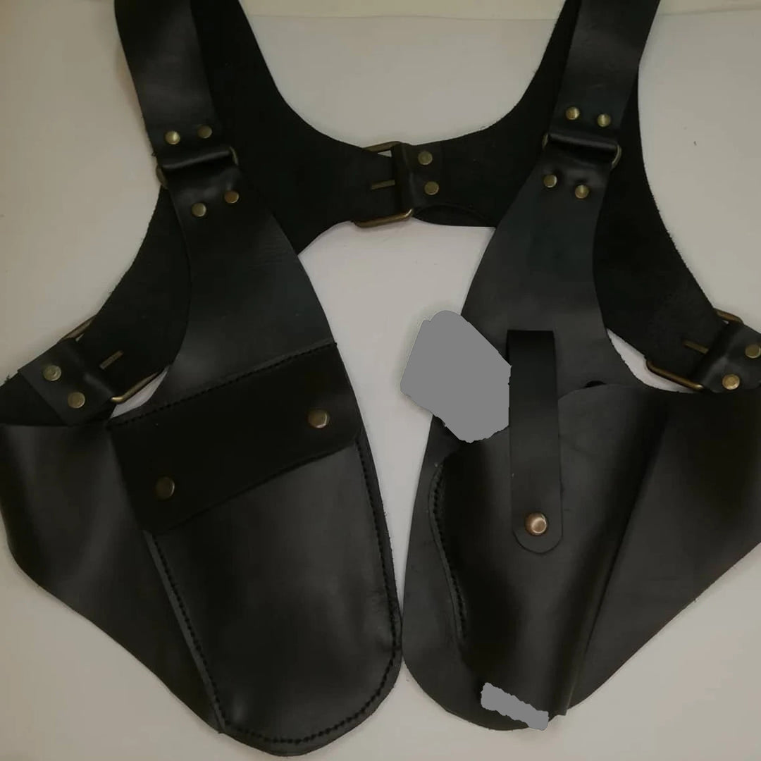 Unterarmholster Retro Mittelalter Cosplay Verstellbare Ledergeldbörse für Männer