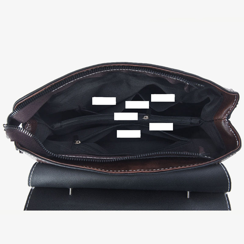 Doppelriemen-Handtasche im Retro-Stil, minimalistische Umhängetasche für Damen