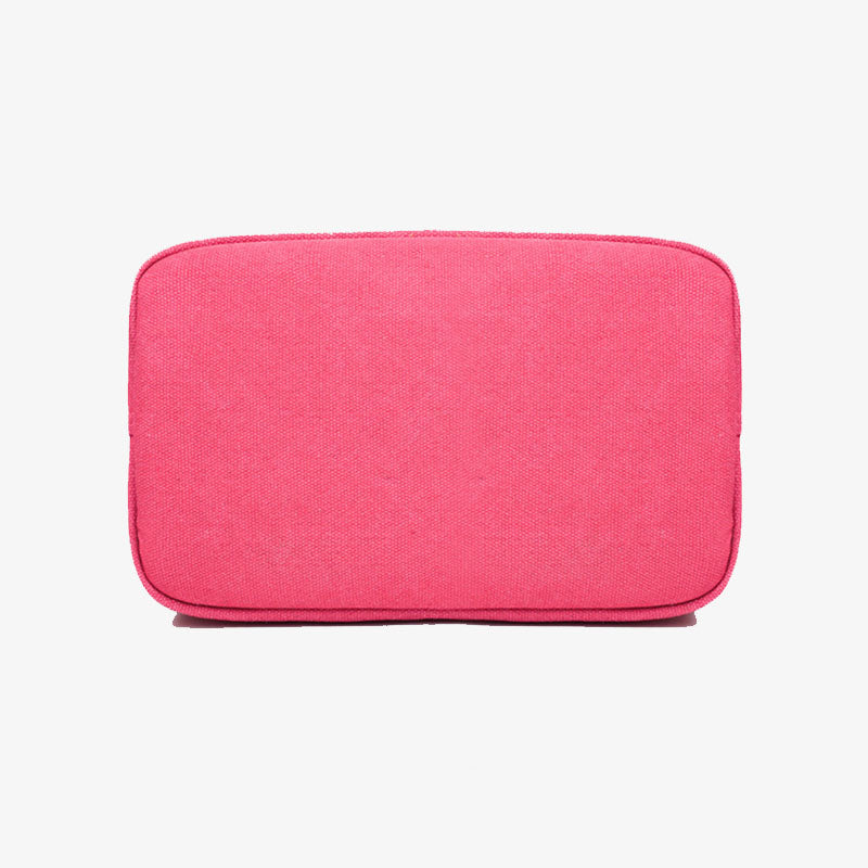 Tragbare Canvas-Handtasche mit Farbkontrast, leichte Umhängetasche, Pendlertasche