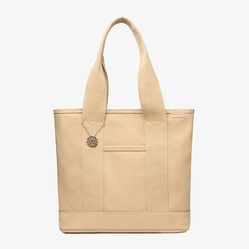 Große Unterarmtasche für Damen, wichtige Canvas-Handtasche mit sicherem