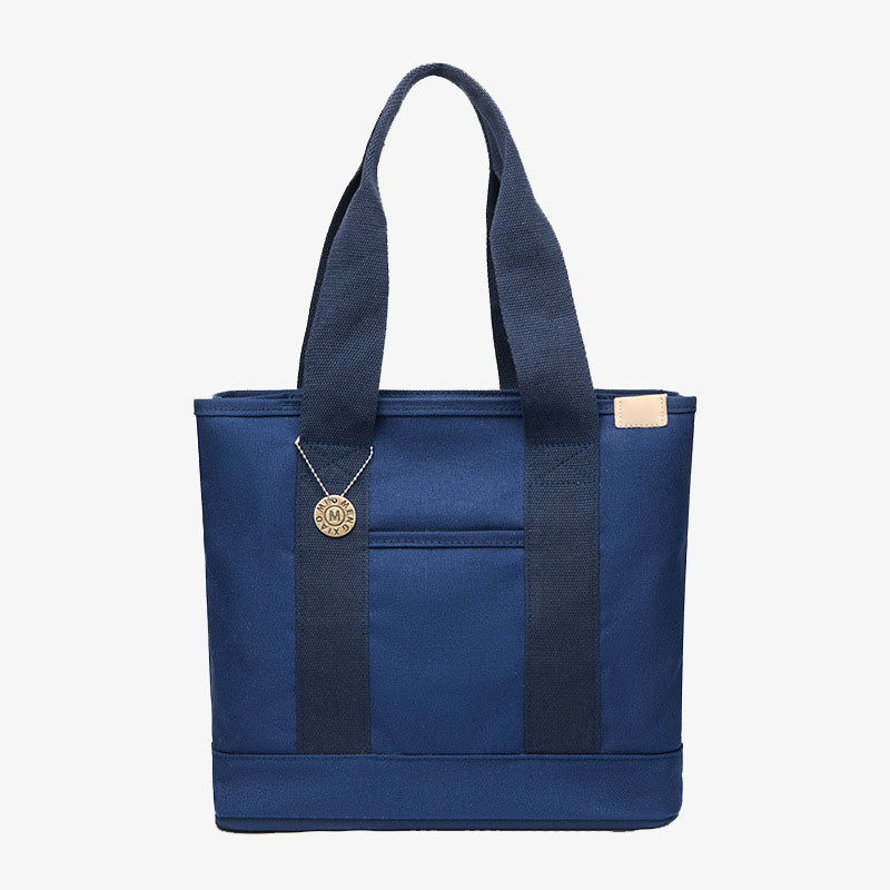 Große Unterarmtasche für Damen, wichtige Canvas-Handtasche mit sicherem