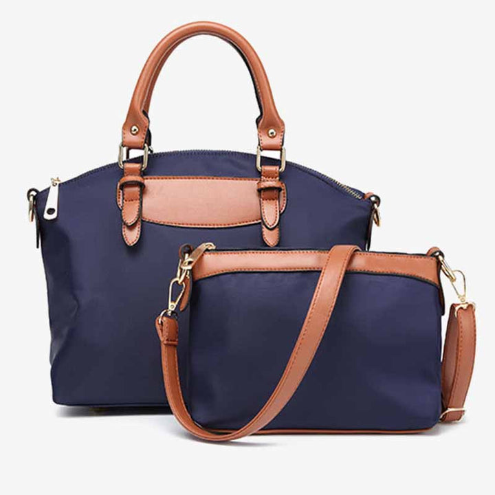 Klassisches Taschenset, minimalistische Oxford-Tasche mit Henkel, Umhängetasche