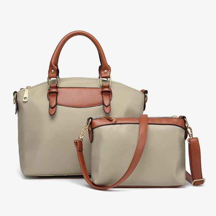 Klassisches Taschenset, minimalistische Oxford-Tasche mit Henkel, Umhängetasche