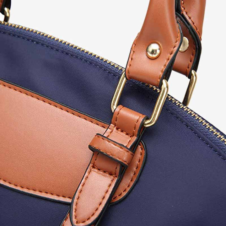 Klassisches Taschenset, minimalistische Oxford-Tasche mit Henkel, Umhängetasche