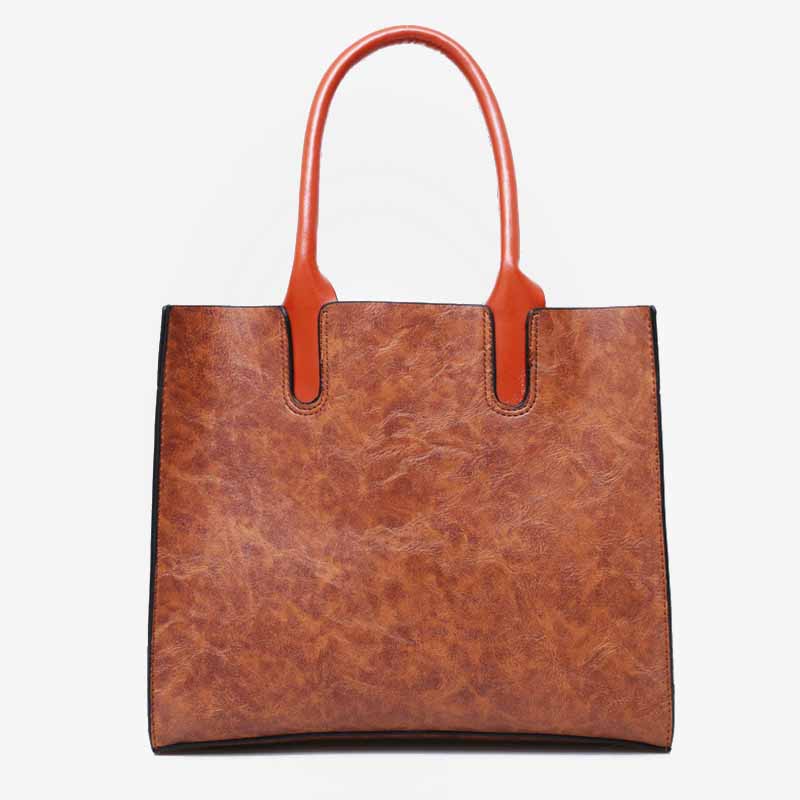 Klassische Business-Tragetasche für Damen, Pendler-Ledertaschen-Set