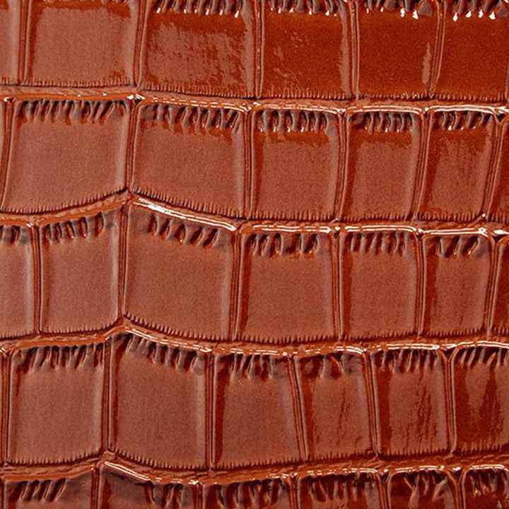 Schickes Alligator-Print-Einkaufstaschenset aus einfarbigem Kunstleder