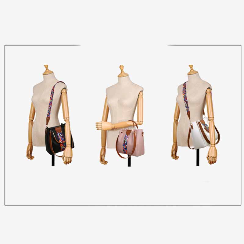 4-teiliges Taschenset mit robustem Griff, elegante Umhängetasche