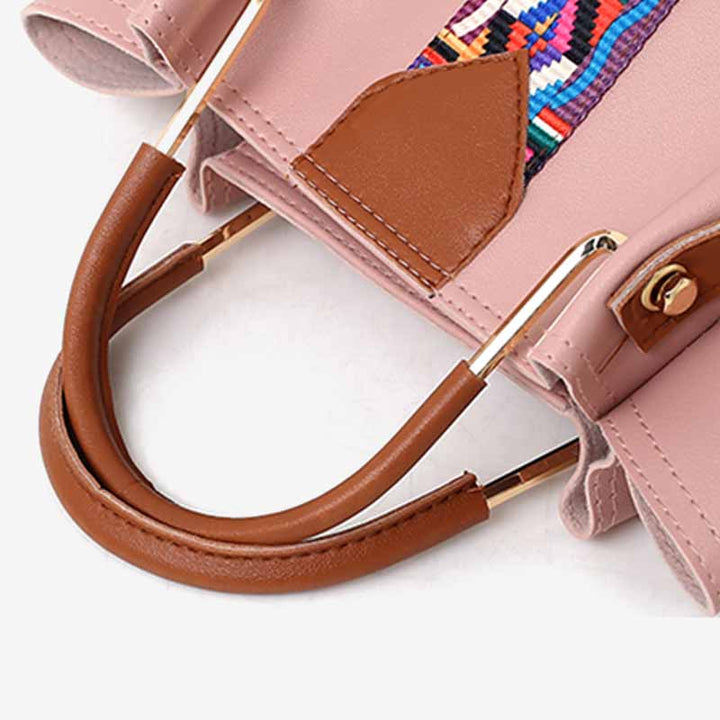 4-teiliges Taschenset mit robustem Griff, elegante Umhängetasche