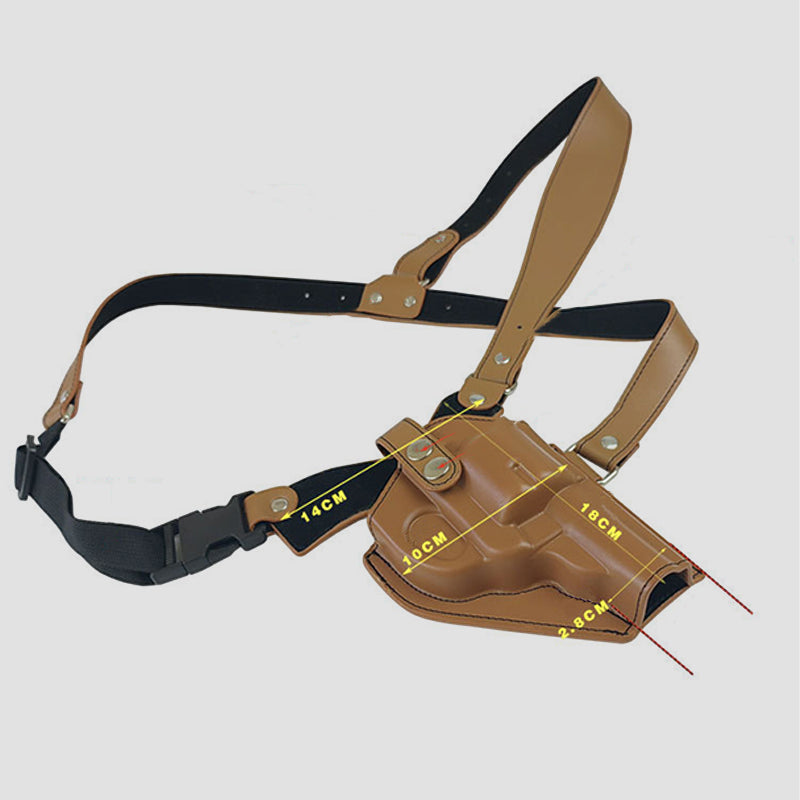 Taktische Lederholster Outdoor Tragbare Umhängetasche für Frauen Männer