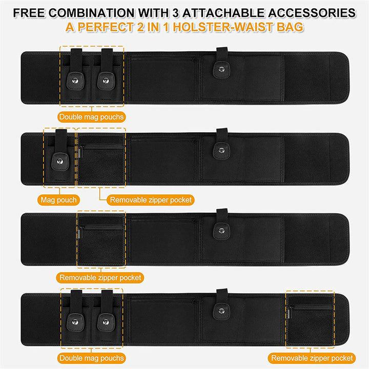 Multifunktionales Holster für Outdoor-Sportarten, taktische, atmungsaktive Gürteltasche