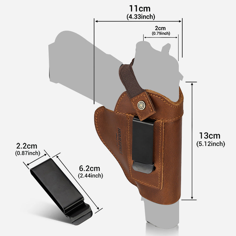 Frauen Männer Outdoor Taktik Holster Außerhalb Der Hosenbund Leder Holster