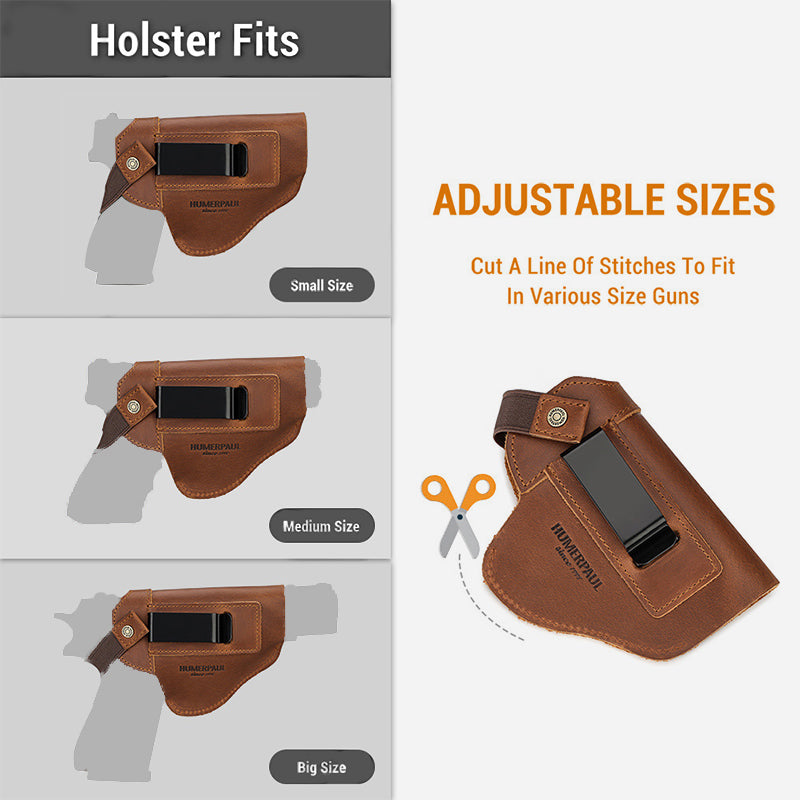 Frauen Männer Outdoor Taktik Holster Außerhalb Der Hosenbund Leder Holster