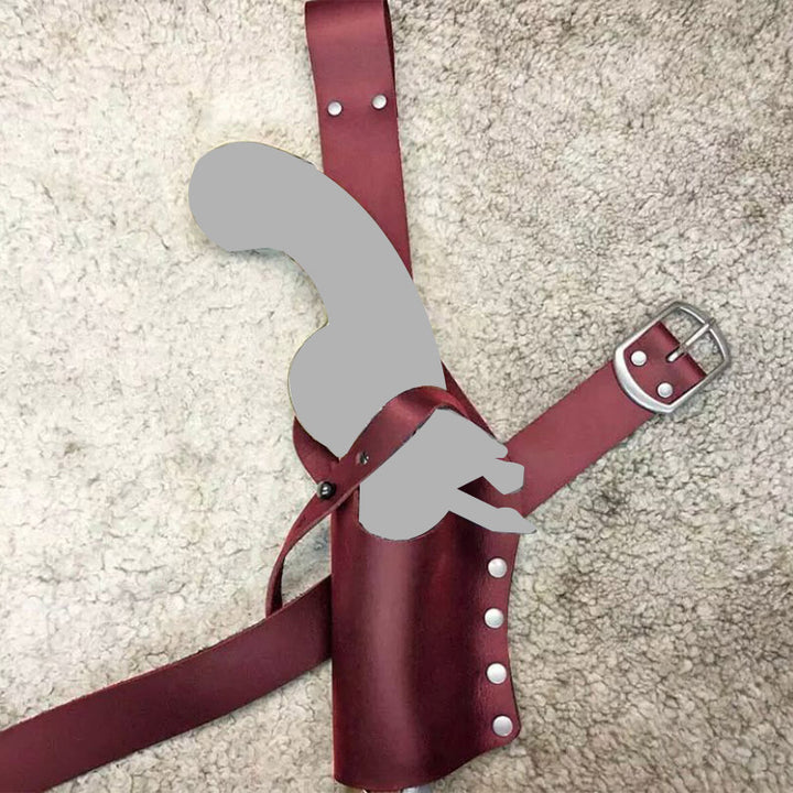 Mittelalterliches Lederholster Steampunk Renaissance Halter Requisiten für Cosplay