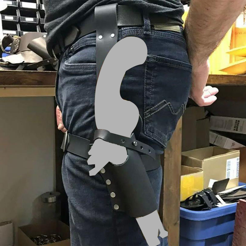 Mittelalterliches Lederholster Steampunk Renaissance Halter Requisiten für Cosplay