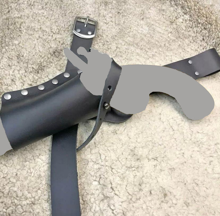 Mittelalterliches Lederholster Steampunk Renaissance Halter Requisiten für Cosplay