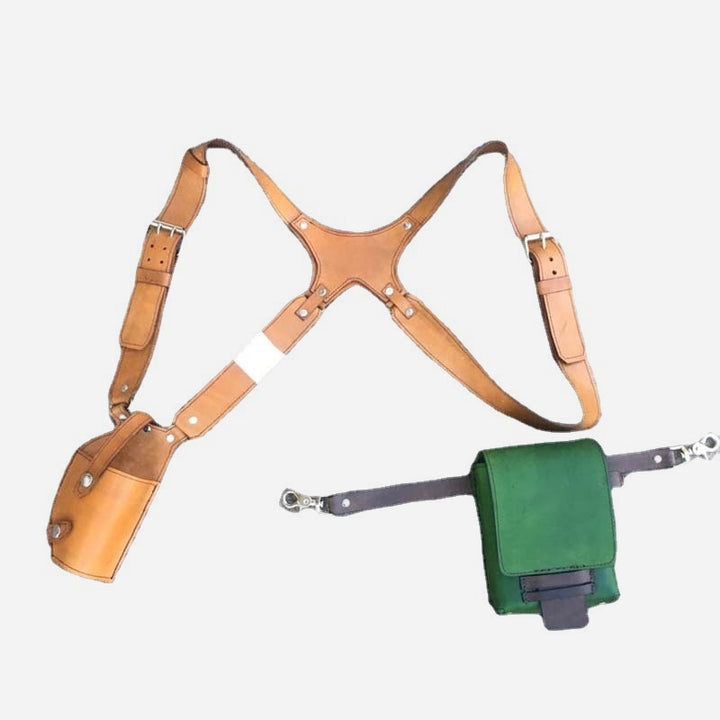Western Holster Frauen Männer Doppel Schulter Unterarm Holster Für Cosplay
