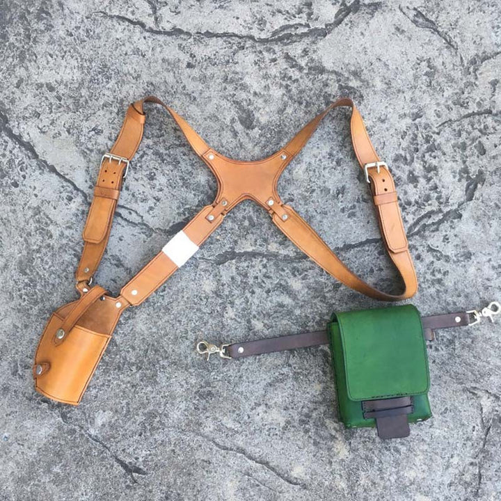 Western Holster Frauen Männer Doppel Schulter Unterarm Holster Für Cosplay