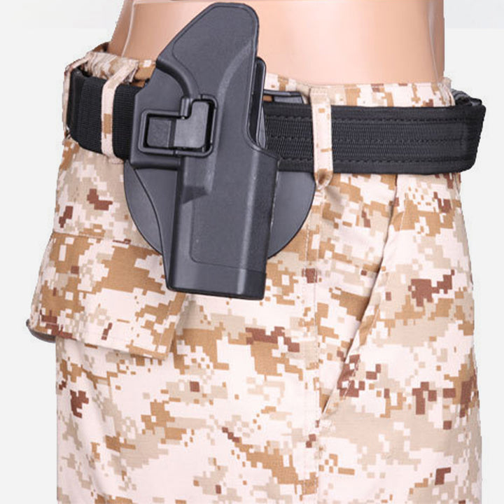 Taillen-Schnellziehholster außerhalb des Hosenbunds aus Nylon